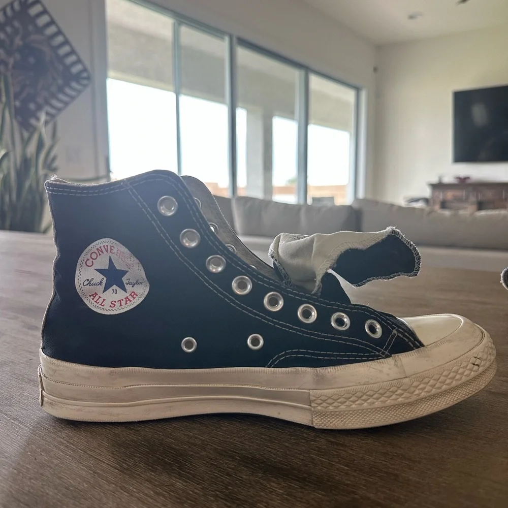 Converse x Comme des Garçons Play Chuck 70 High-Top Sneakers